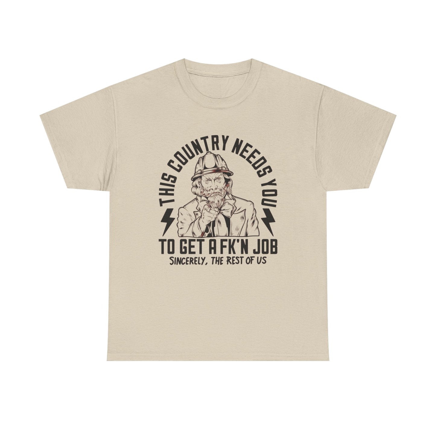 This Country Needs You Graphic T Shirt Unisex Heavy Cotton Tee
