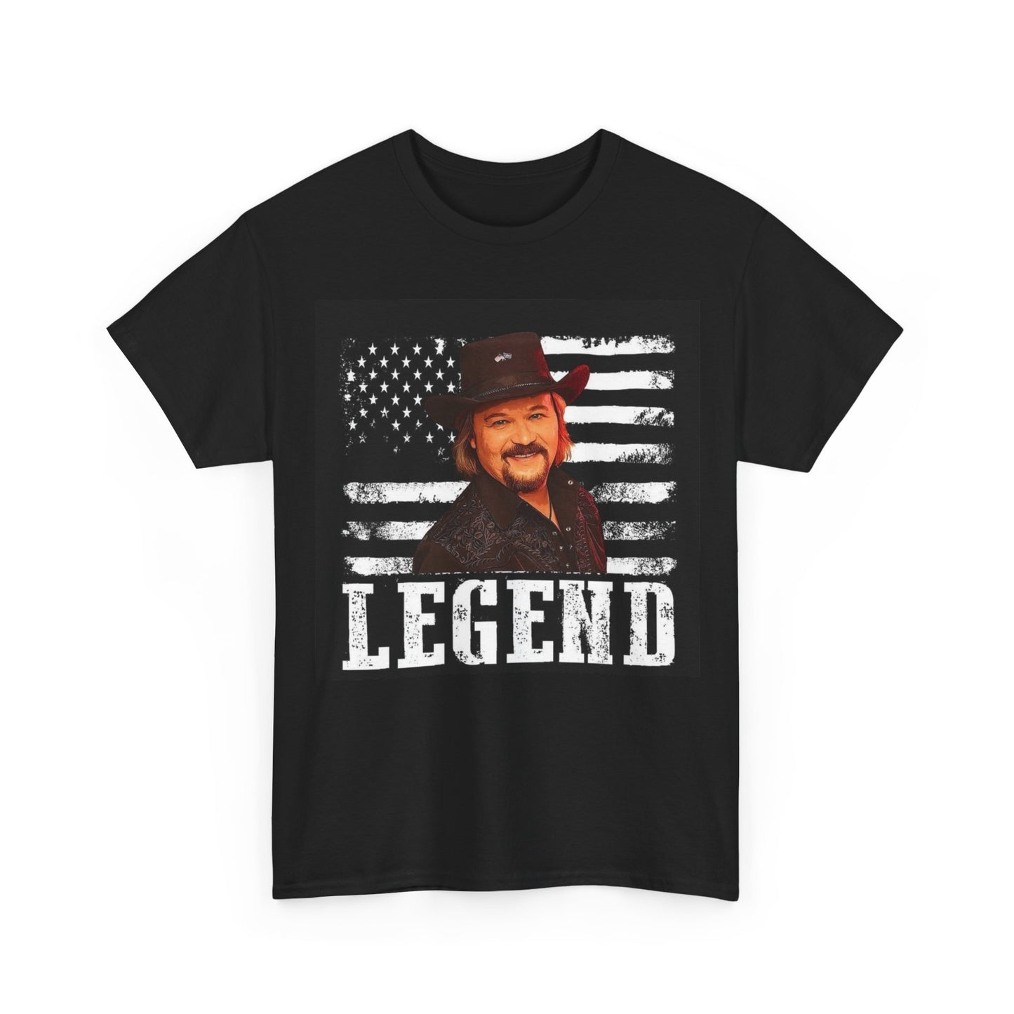 Travis Tritt Tshirt American Flag Vintage Graphic Country Icon Unisex