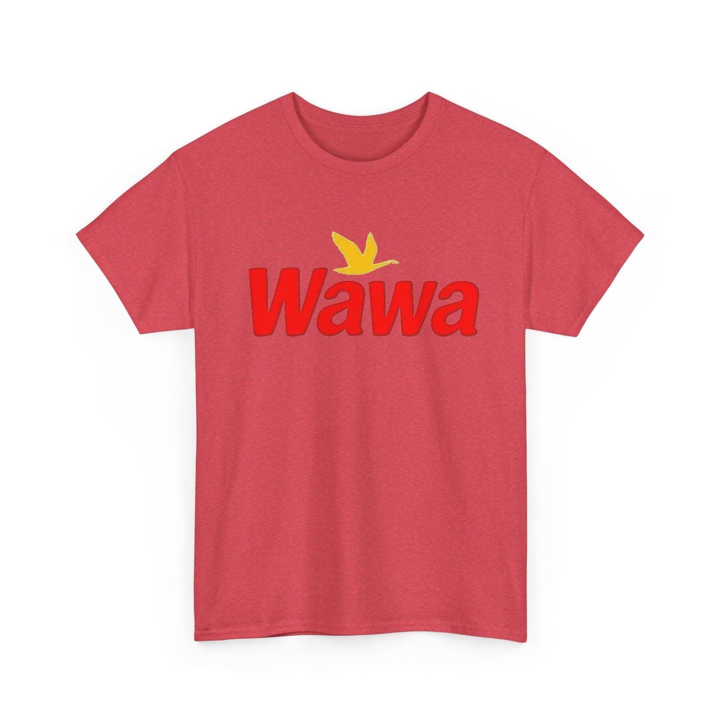 Wawa Funny Gas Station Graphic T Shirt Unisex Heavy Tee NEW