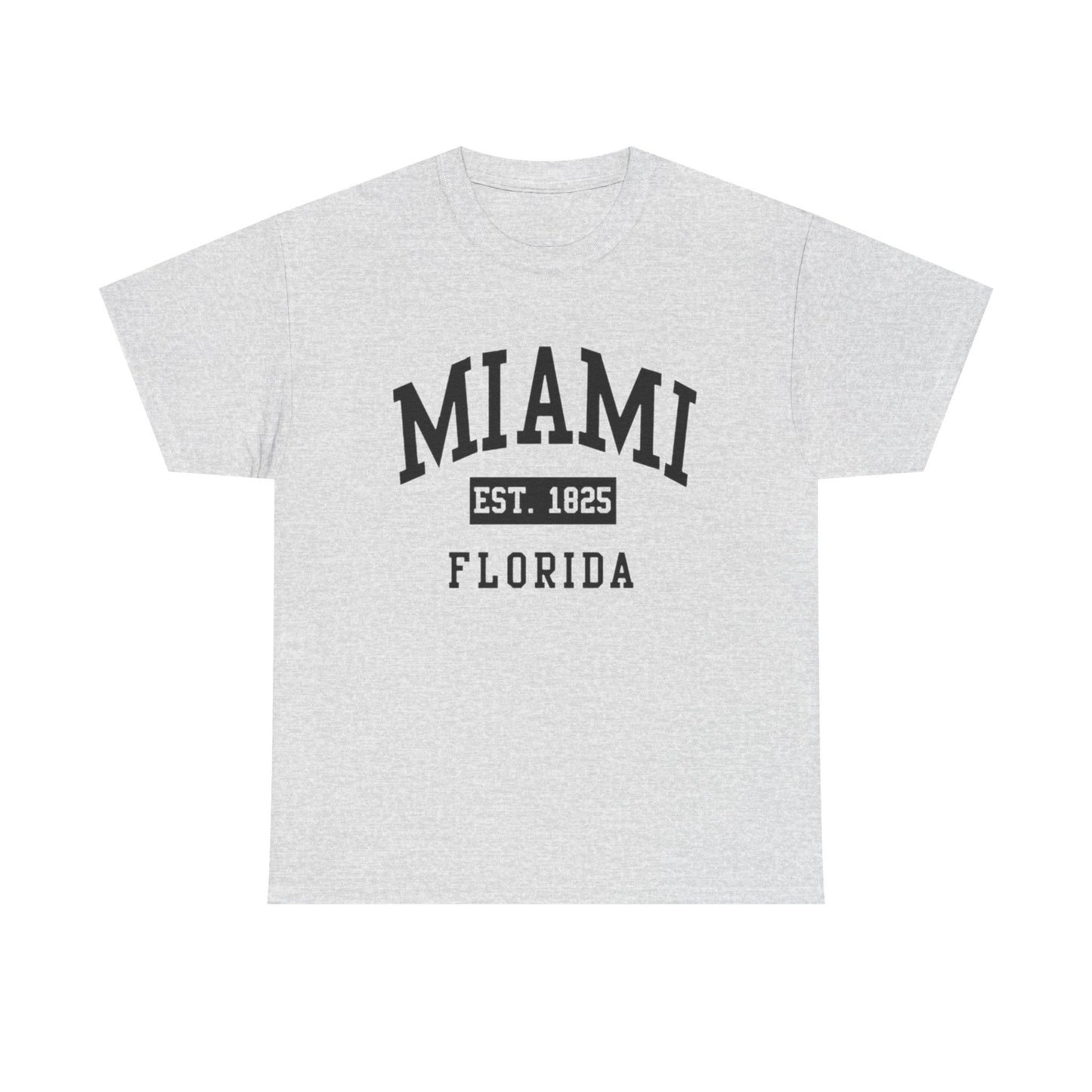 Miami Vintage Graphic T Shirt NEW Unisex Heavy Cotton Tee