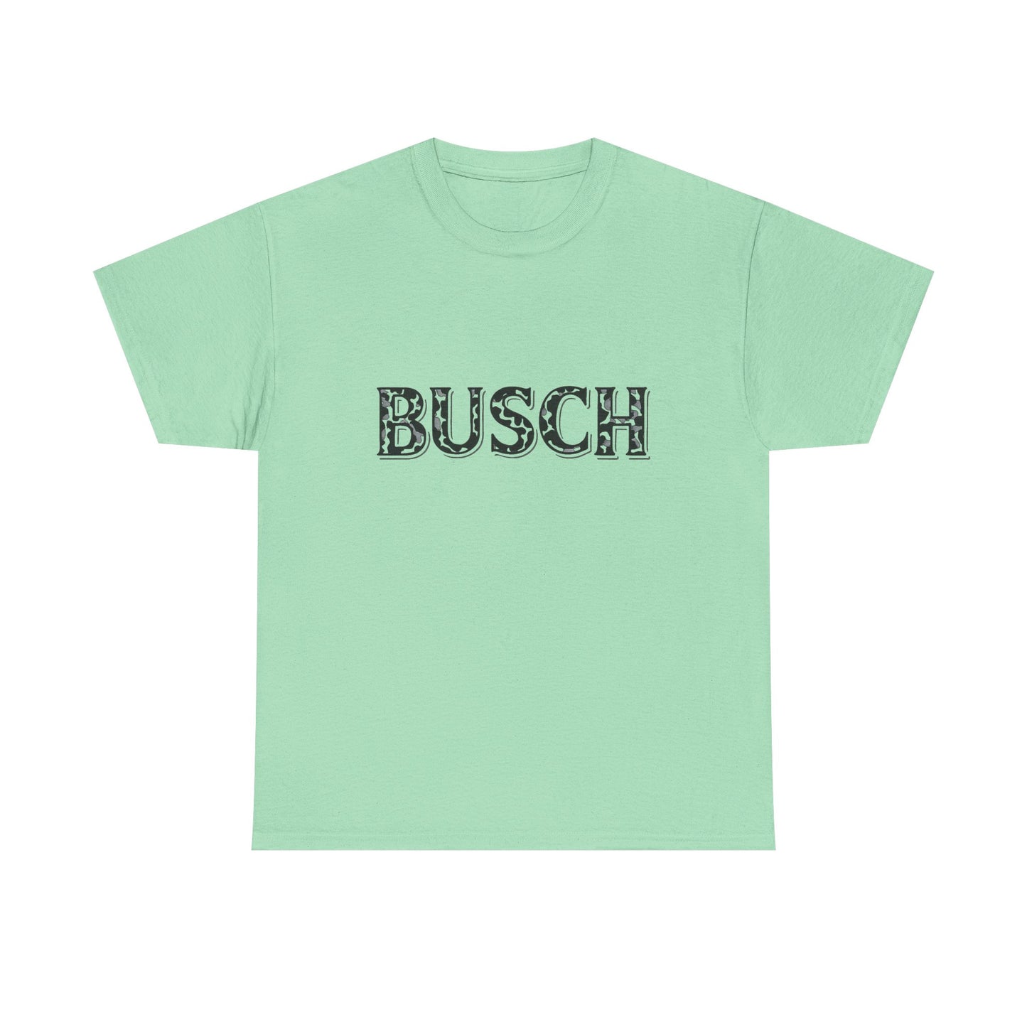 Busch Beer MULTIPLE COLORS Graphic T Shirt NEW Unisex Heavy Cotton Tee