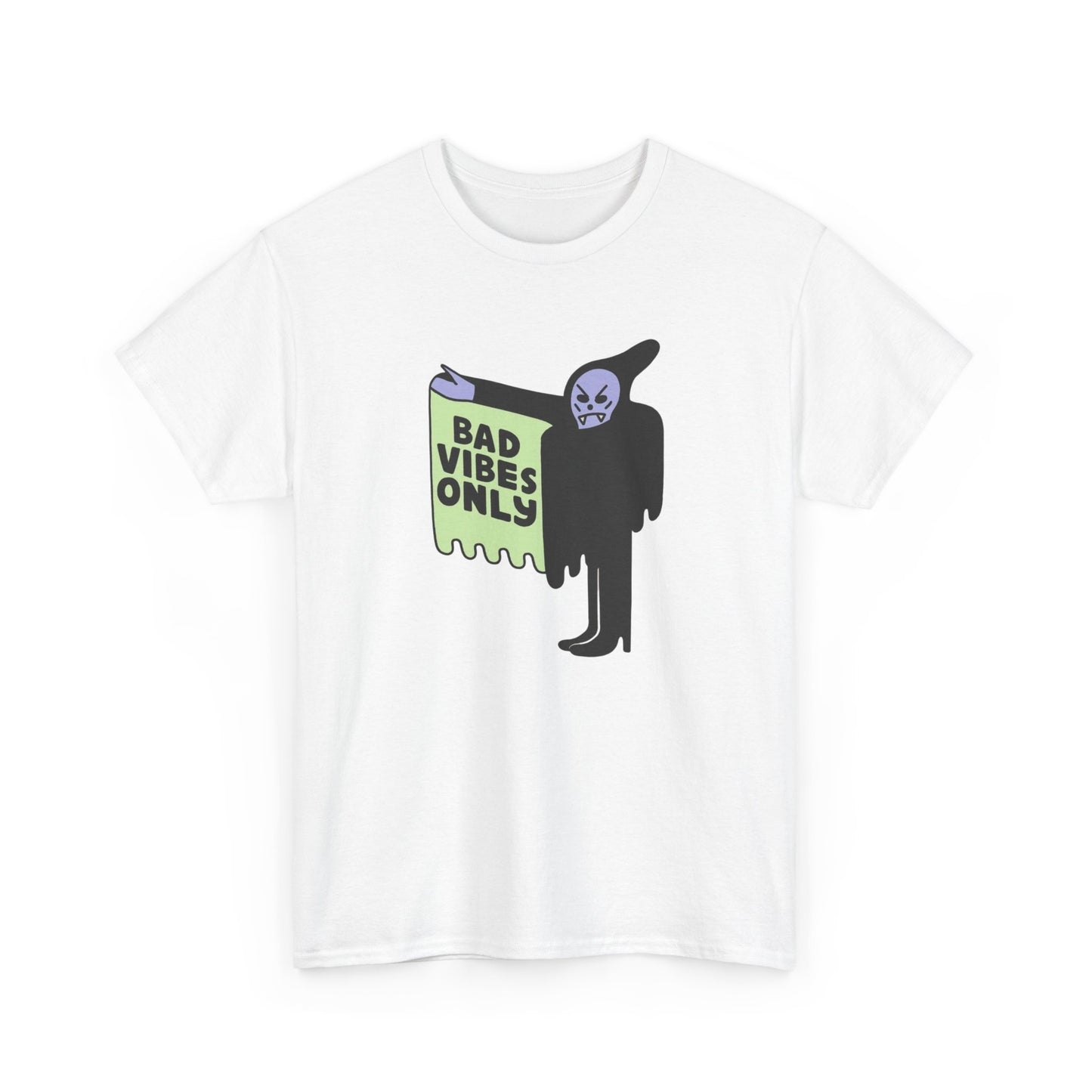 Bad Vibes Only Graphic T Shirt NEW Adult Tee