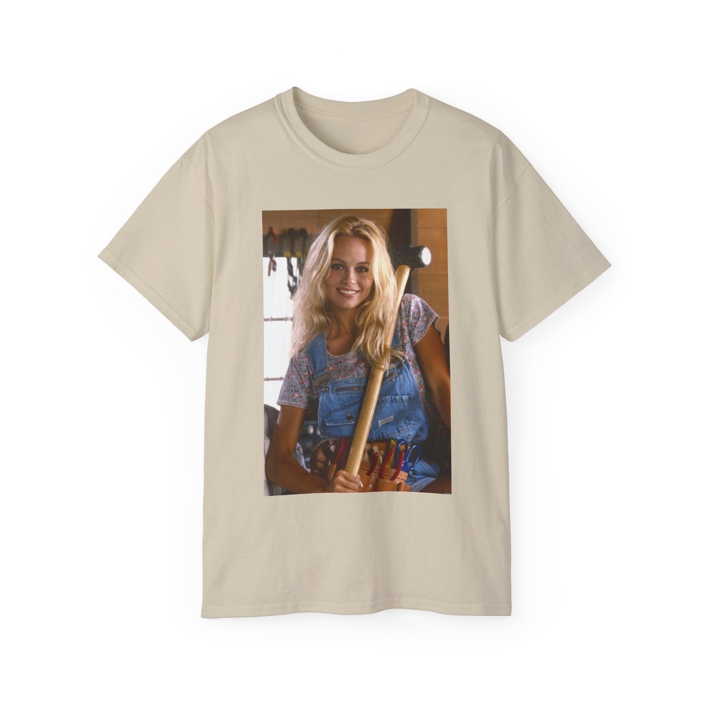 Pam Anderson playboy tool time 90s vintage Unisex Ultra Cotton Tee