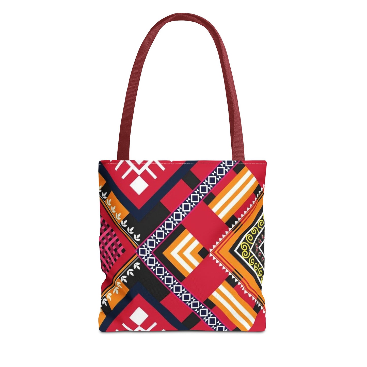 BRAND NEW WESTERN PRINT Multi Color TOTE BAG Fast Shipping (AOP) red