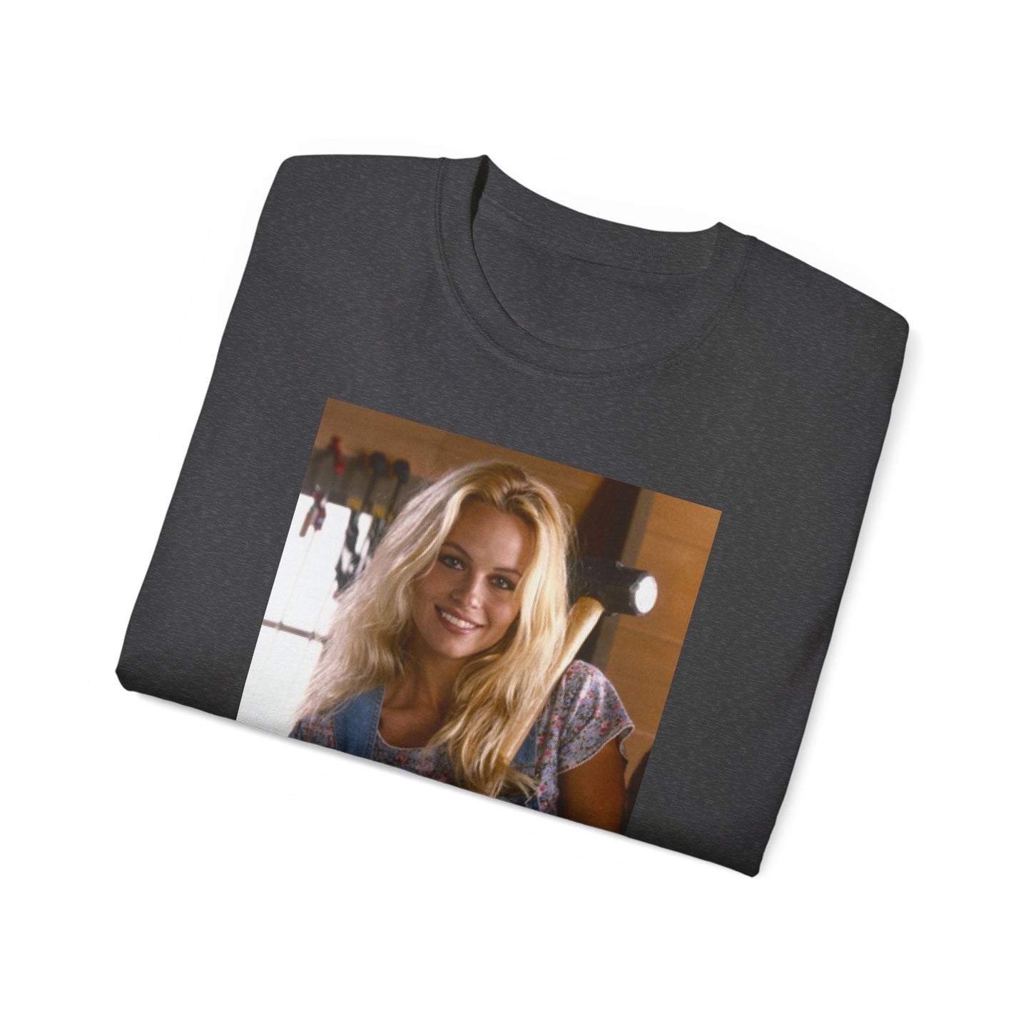 Pam Anderson playboy tool time 90s vintage Unisex Ultra Cotton Tee