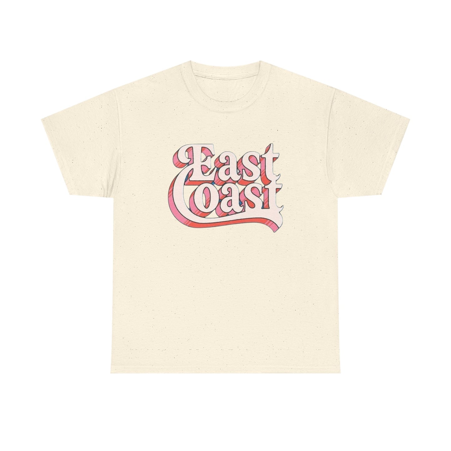 East Coast Graphic T-Shirt Unisex Heavy Cotton Tee Gift NEW