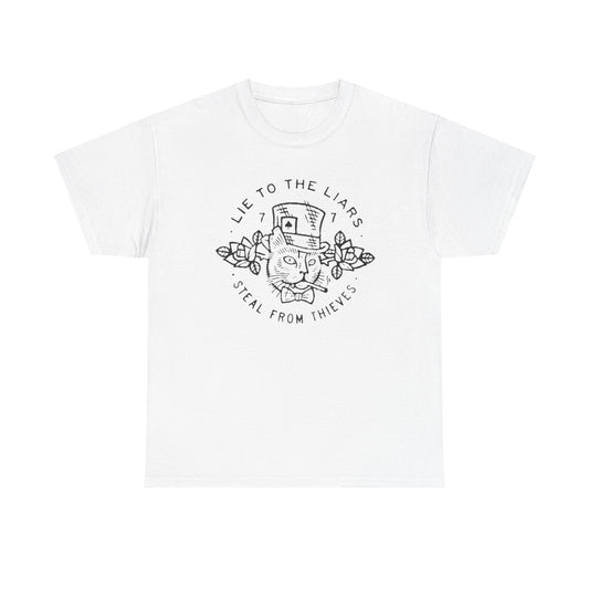 Lie To The Liars Graphic T Shirt Unisex Heavy Cotton Tee