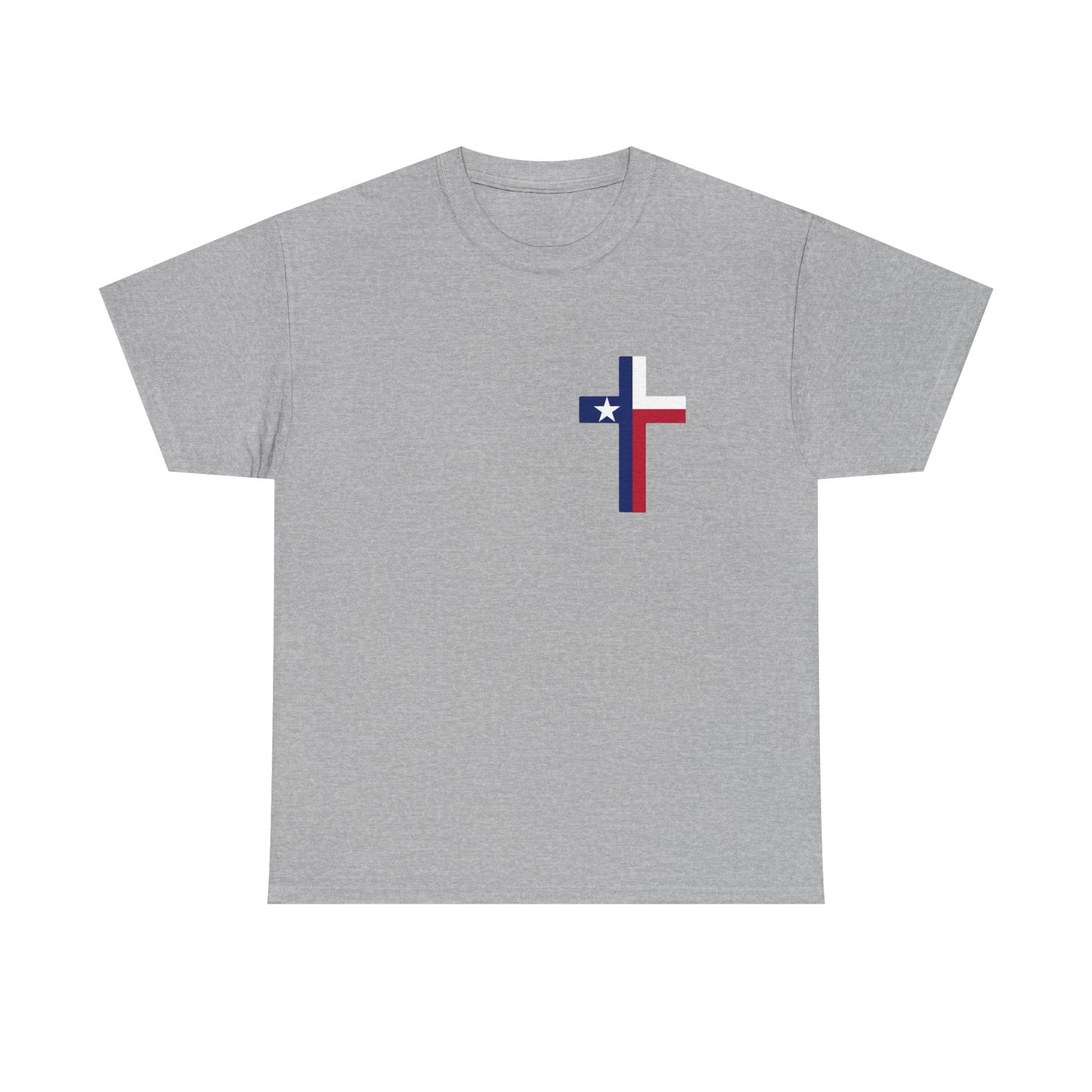 Texas State Cross Flag Graphic T Shirt ADULT NEW