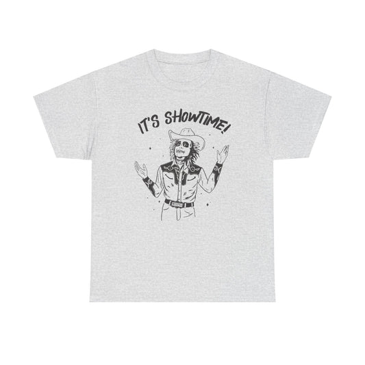 Beetlejuice It's Showtime Graphic T Shirt S-5XL NEW Unisex Heavy Cotton Tee