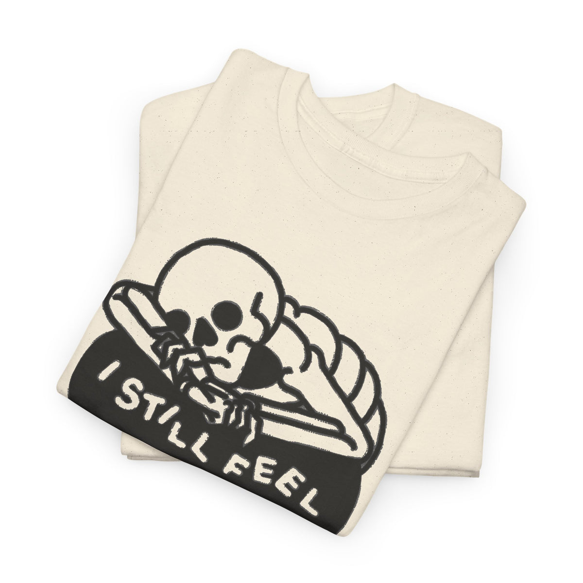 I Still Feel A Bit Messed Up Life Graphic Retro T-Shirt Men's Tee