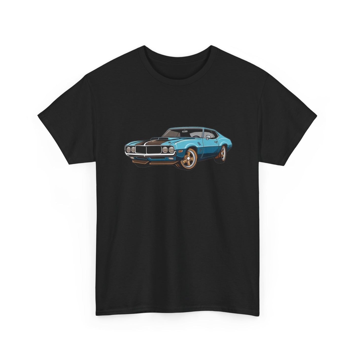 Retro Oldsmobile 442 Muscle Car Graphic T Shirt NEW Unisex Heavy Cotton Tee