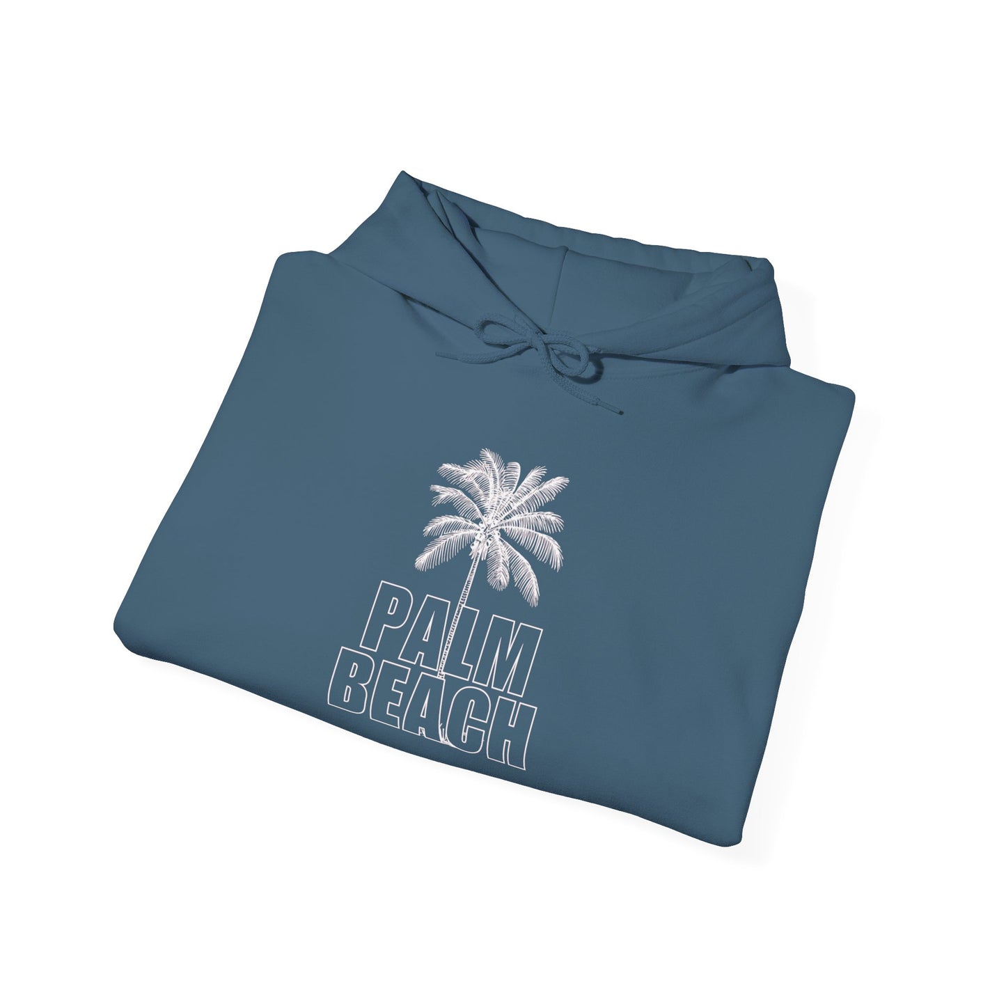 Palm Beach Florida Graphic Hoodie Heavy Blend Sweatshirt NEW