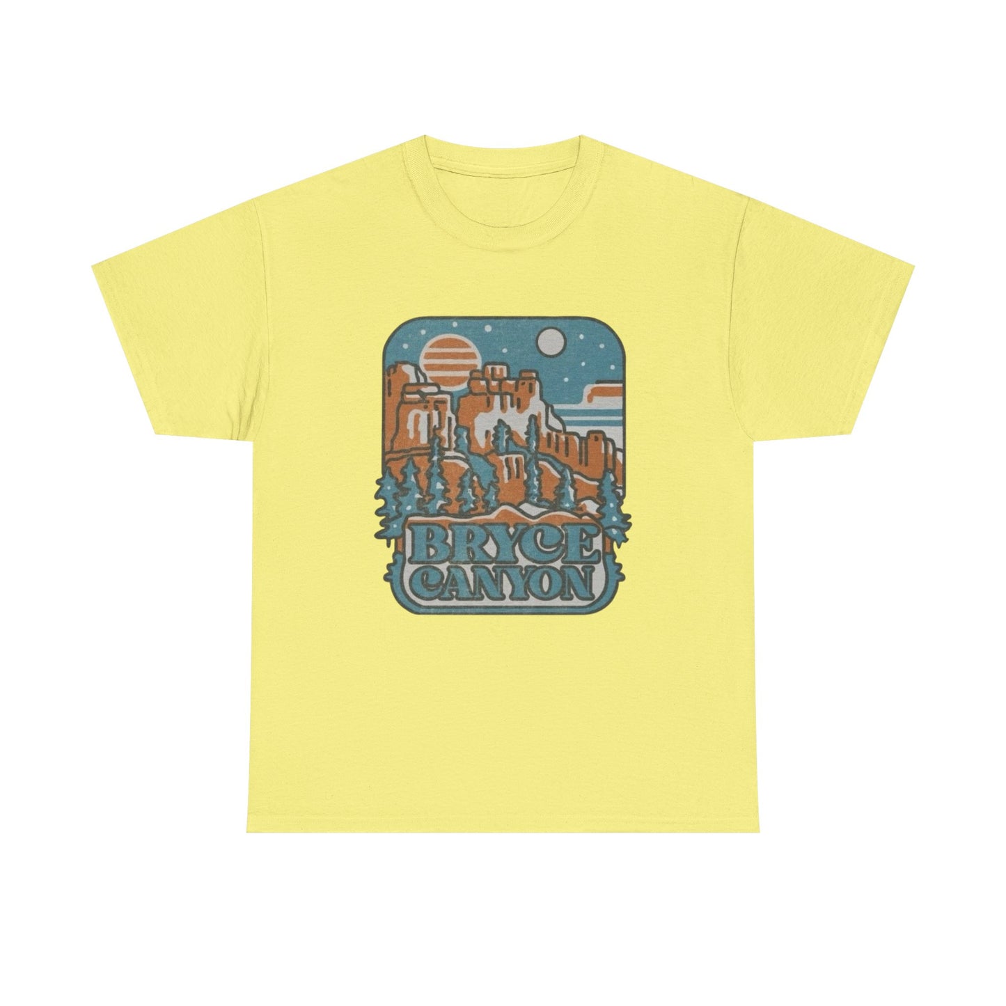Bryce Canyon Retro Graphic T Shirt NEW Adult Tee