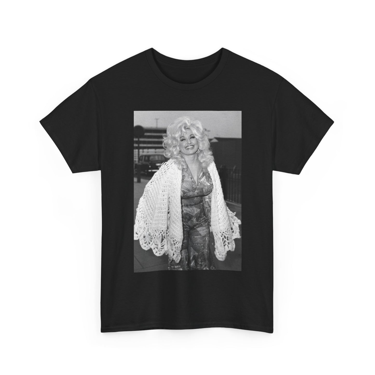 Dolly Parton T-shirt graphic country Tennessee vintage retro art Unisex Heavy