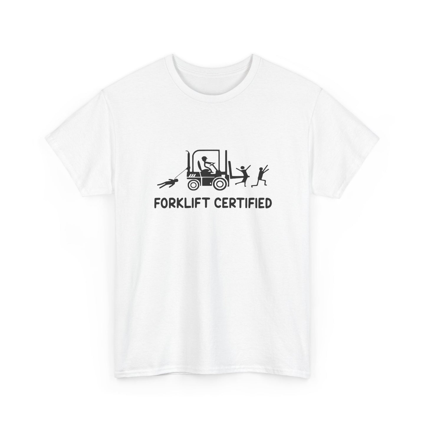 Forklift Certified Funny Graphic T Shirt NEW ADULT Tee