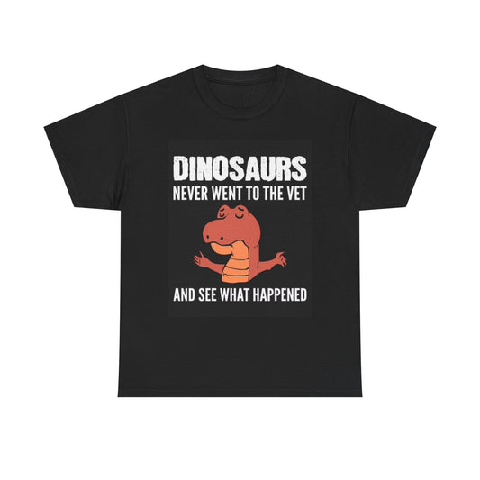 Veterinarian Shirt Funny Dinosaurs Graphic TEE Doctors Animal Lover Unisex
