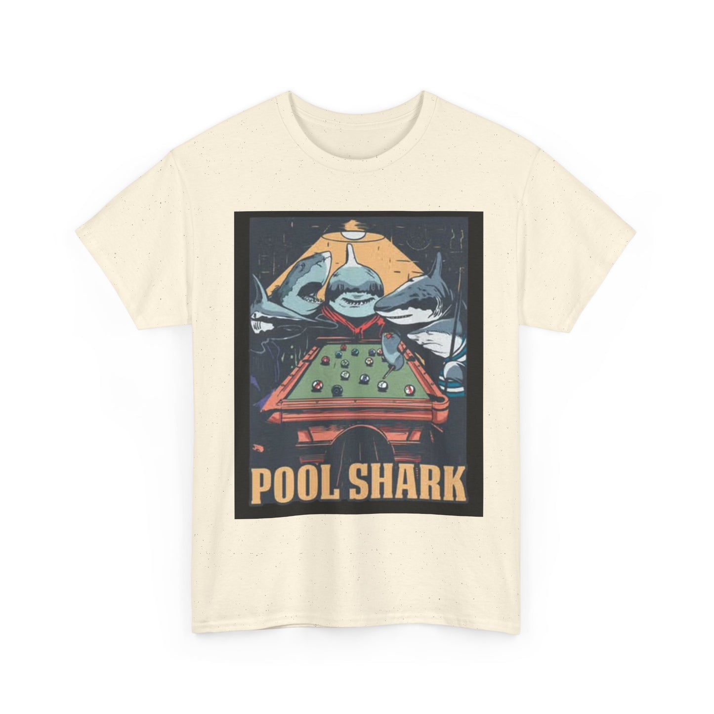 Pool Shark T Shirt Retro Funny Graphic T Vintage Pool Hall Rogan Unisex