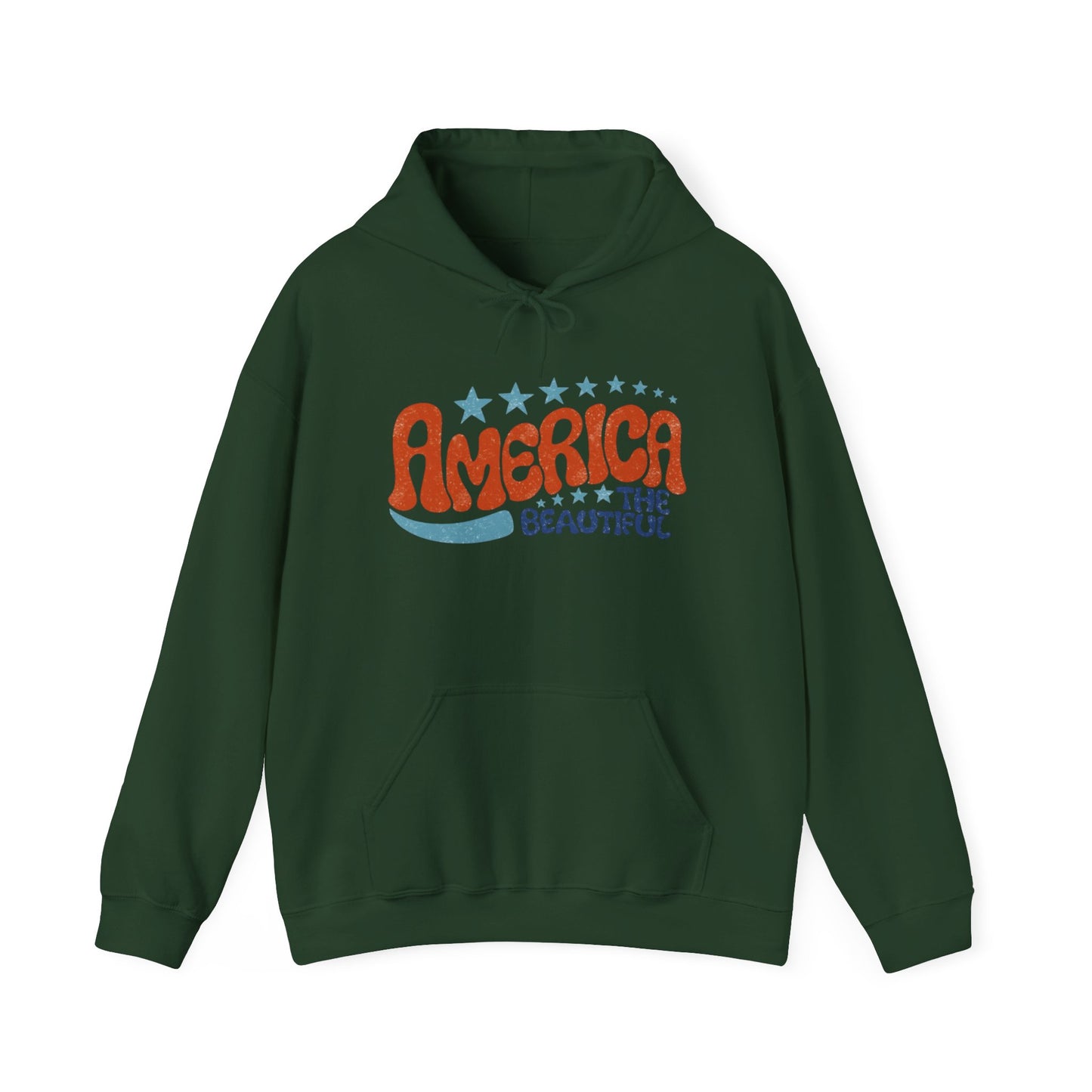 America The Beautiful Graphic Hoodie Heavy Blend™ NEW Sweatshirt