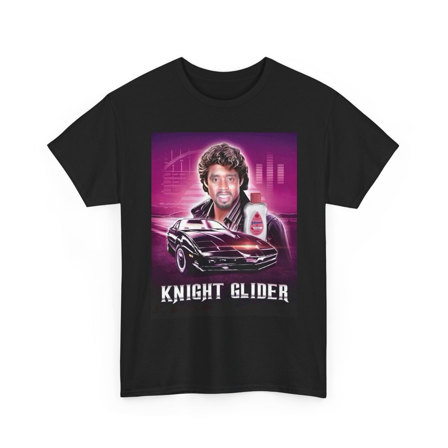 Knight Glider Diddy Funny Graphic T Shirt Men's Heavy Cotton Tee - Quality - Modern True to Size