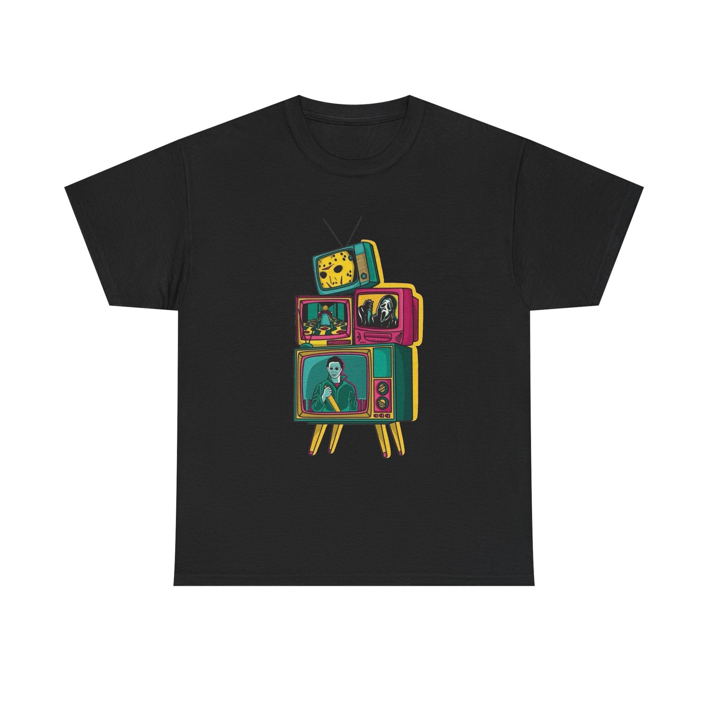 Horror Movie Tv Retro Graphic T Shirt Unisex Heavy Cotton Tee