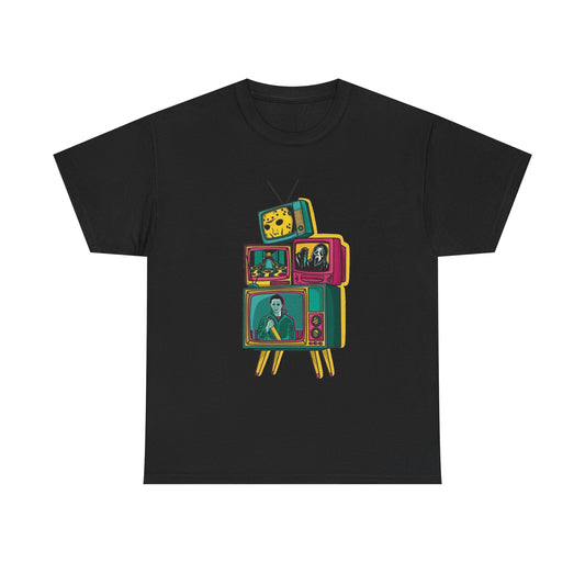Horror Movie Tv Retro Graphic T Shirt Unisex Heavy Cotton Tee