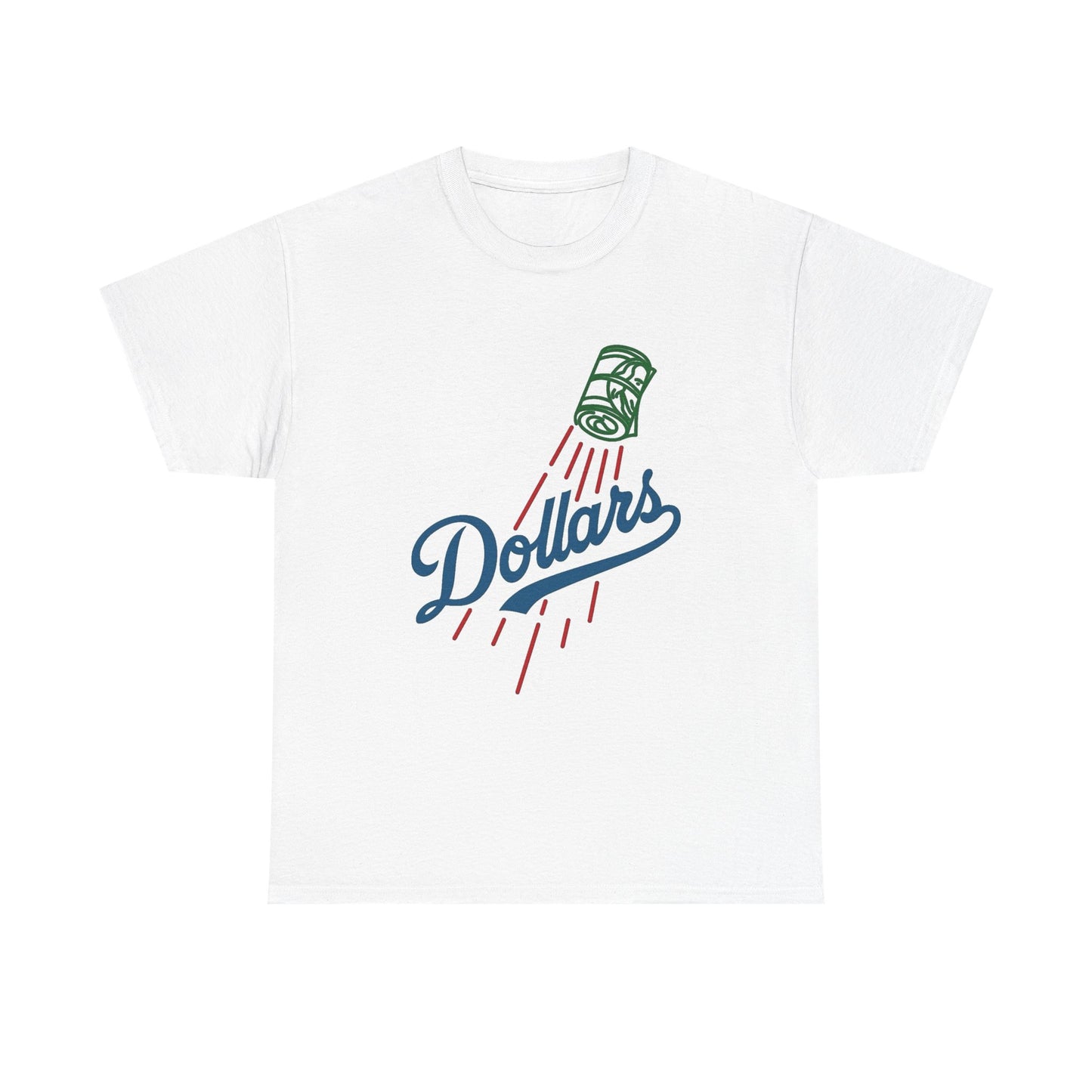 Dollars Baseball LA Cali Graphic T Shirt NEW Vintage Unisex Heavy Cotton Tee