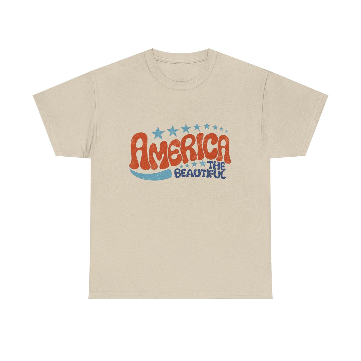 America The Beautiful Graphic T Shirt Adult New Tee