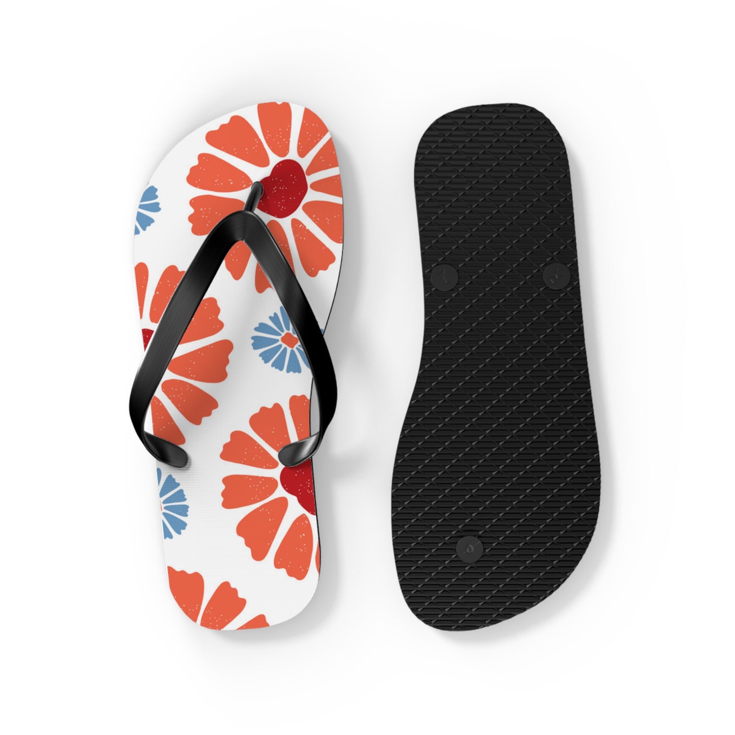 Tropical Flowers Beach Sandals Summer Flip Flops Slides BRAND NEW