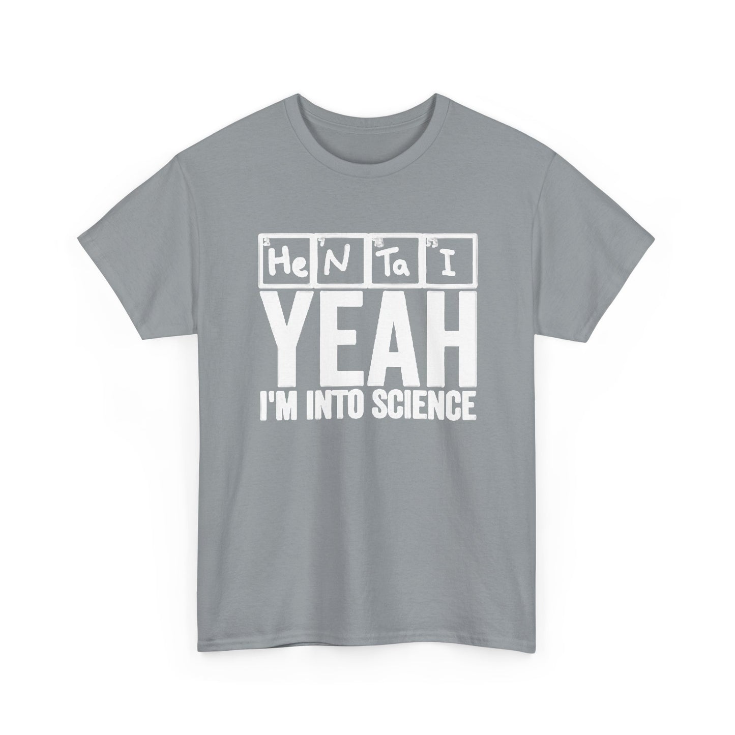 Hentai Yes Im Into Science Graphic T Shirt Funny Anime Unisex Heavy Cotton Tee