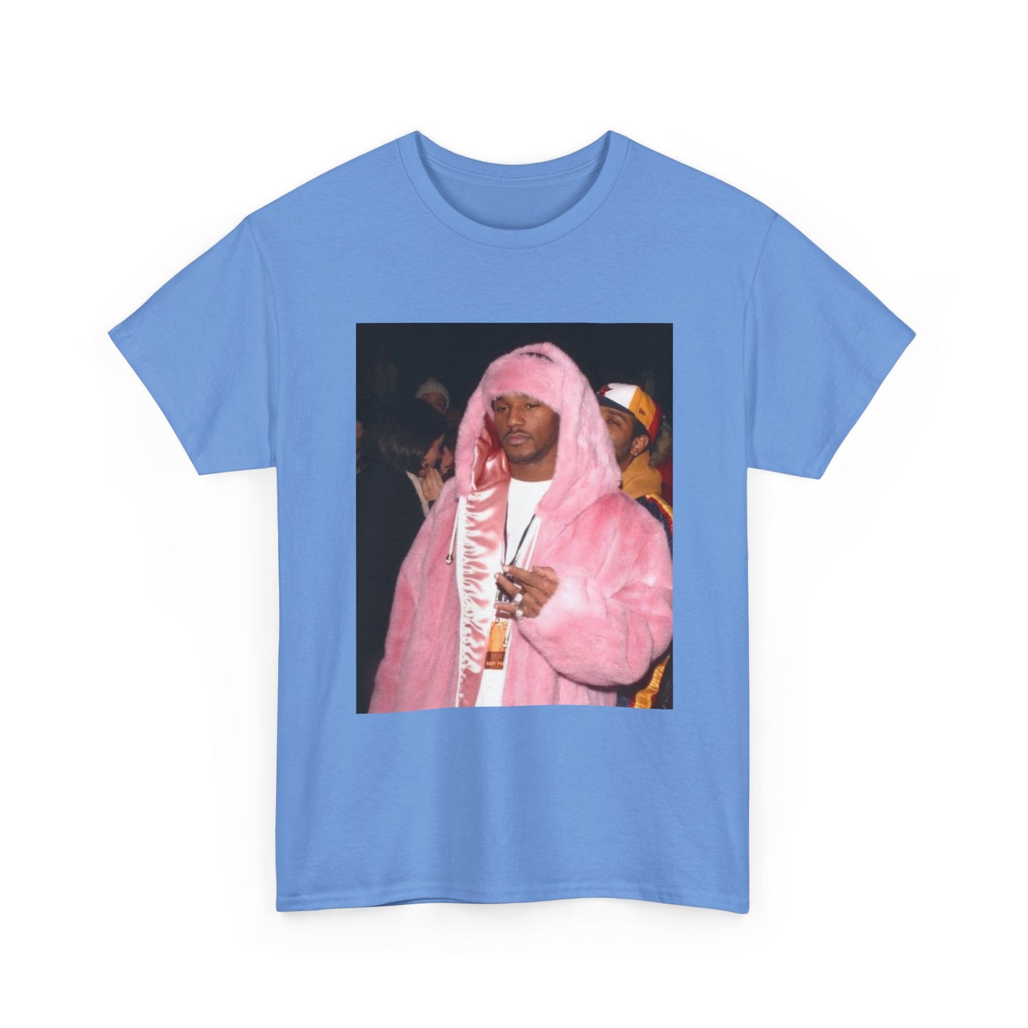 Camron diplomats T-shirt vintage pink fur coat graphic Rap Unisex Heavy Cotton