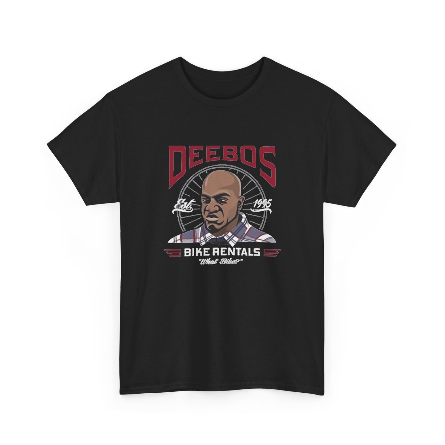 Friday Deebos Bike Rentals Funny Graphic T Shirt Unisex Heavy Cotton NEW Tee