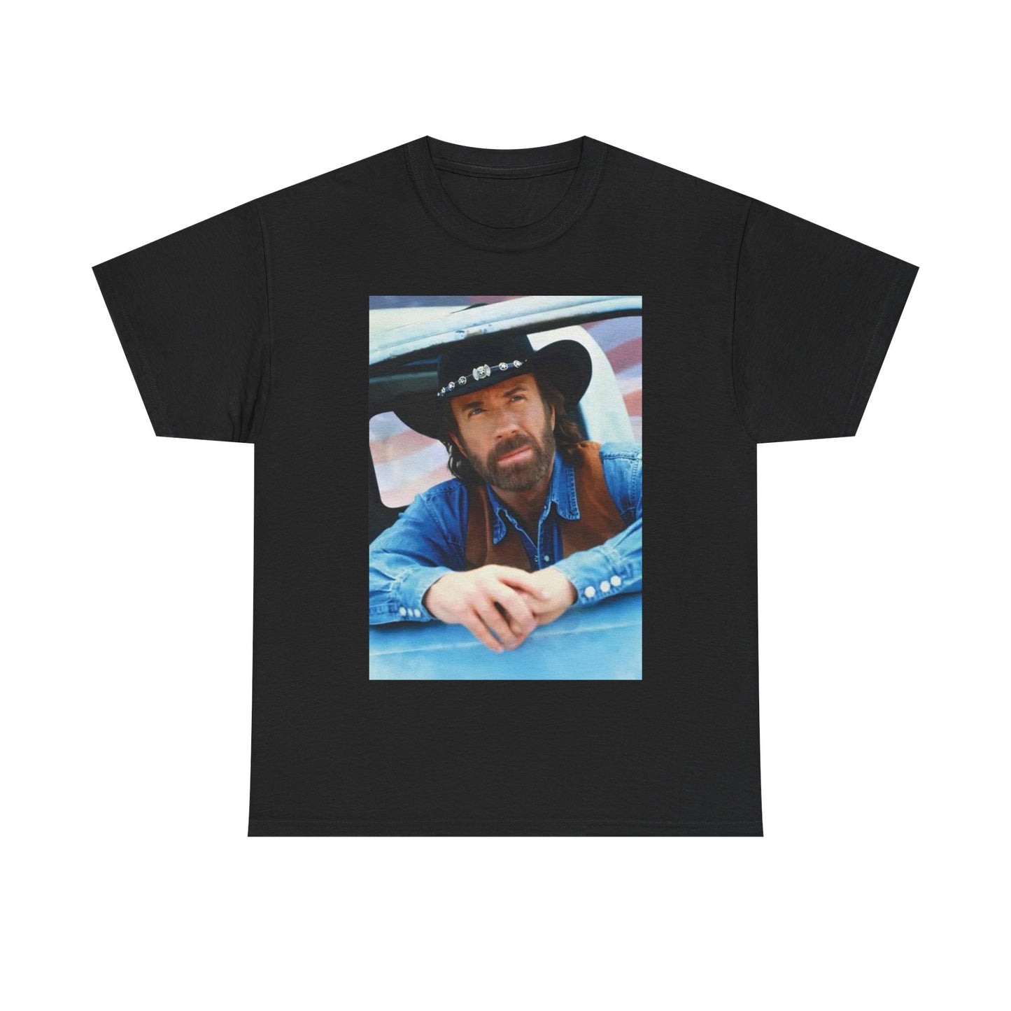 Walker Texas Ranger Shirt Vintage Tv Series Chuck Norris Unisex Heavy Cotton Tee