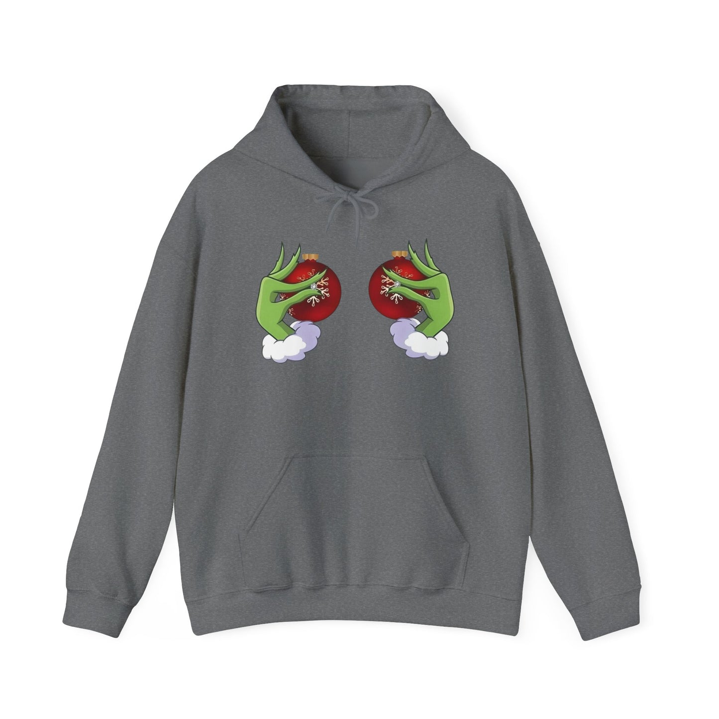 The Grinch Funny Graphic Hoodie Christmas Unisex Heavy Blend™ Hooded Sweatshirt