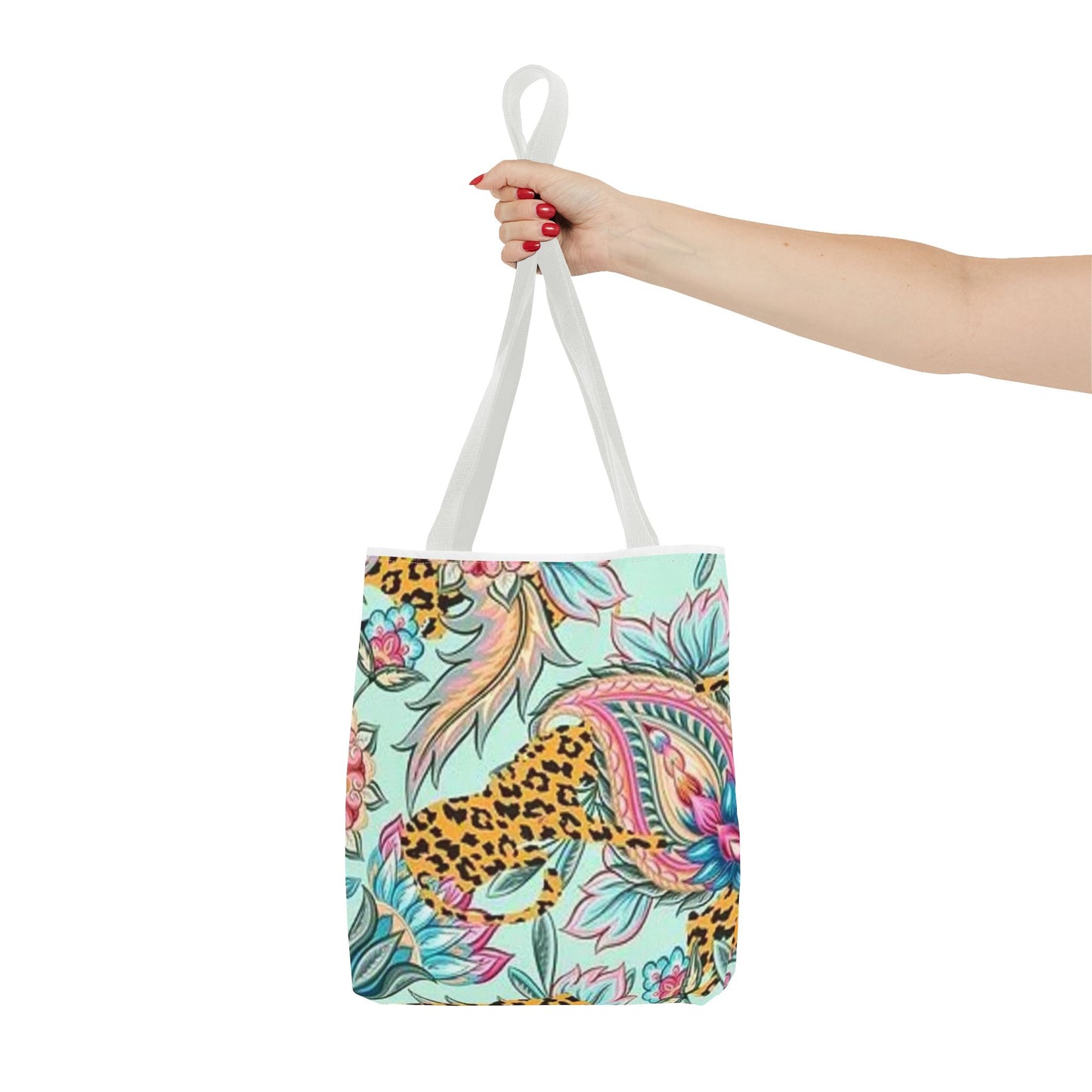 Cheetah Floral Graphic BRAND NEW MODERN Tote Bag (AOP)