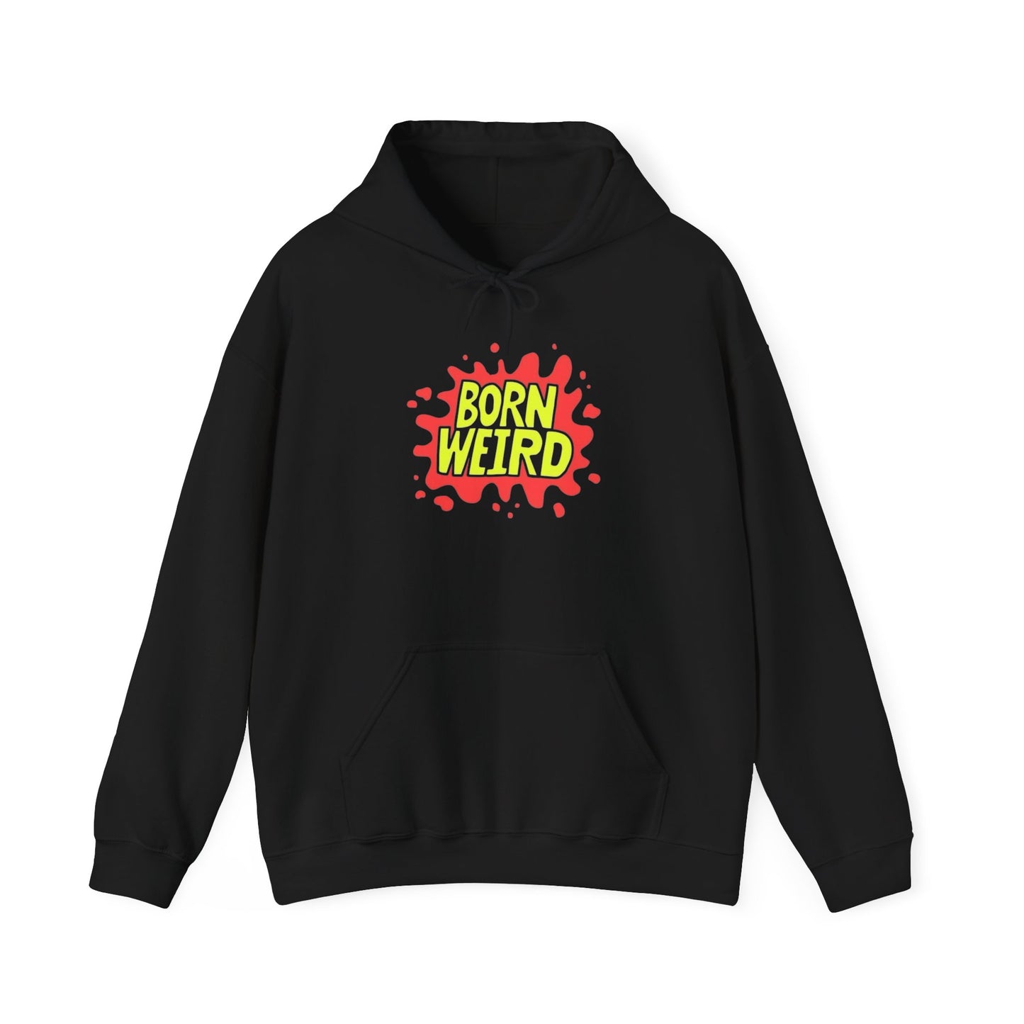 Born Weird Graphic Hoodie Heavy Blend Sweatshirt NEW