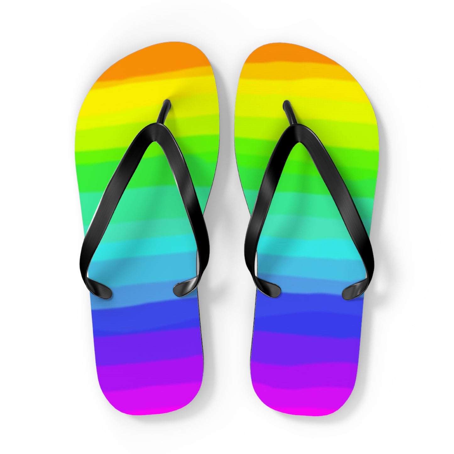 Rainbow Flip Flops, Sandals Slides, Summer Footwear, Brand New