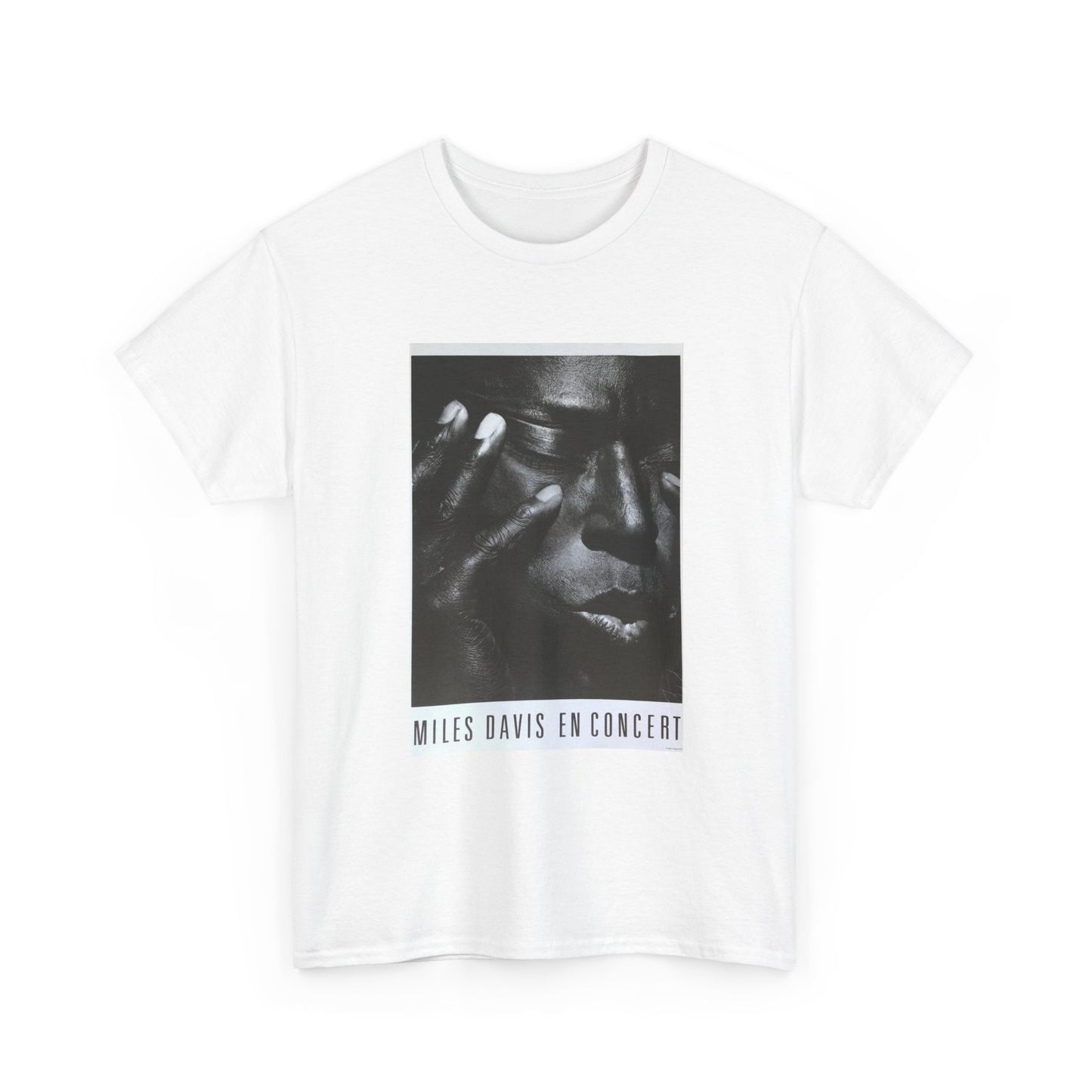 Miles Davis T Shirt Concert Poster Rare Vintage Unisex Heavy Cotton Tee
