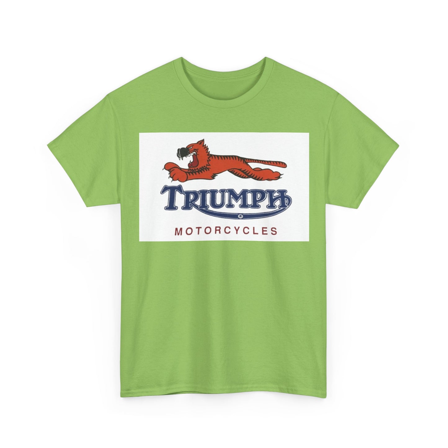 Triumph T-shirt vintage motorcycles nostalgia Tiger Unisex Heavy Cotton Tee