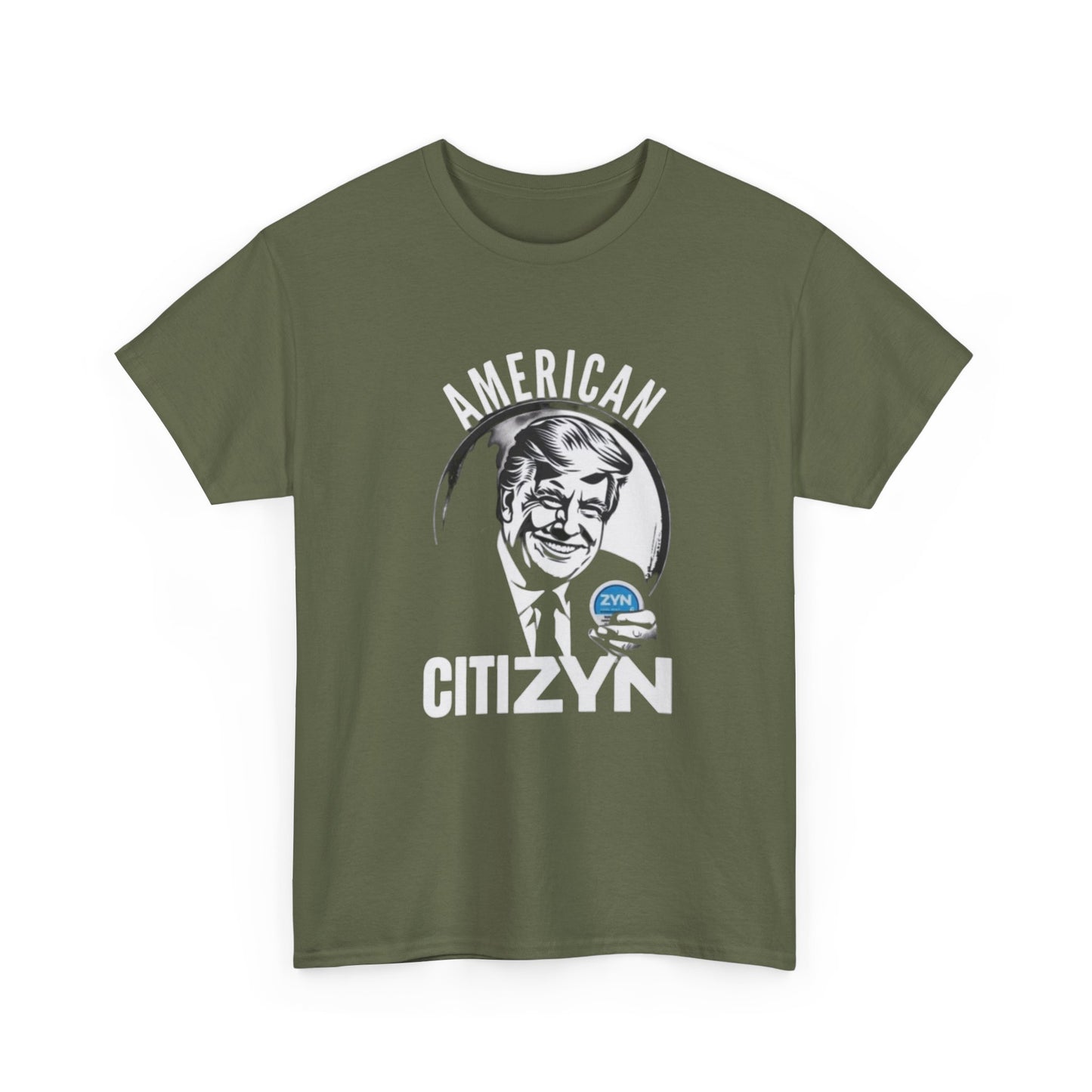 ZYN T-shirt funny Trump Shane Gillis Tucker Newport graphic Heavy Cotton Tee