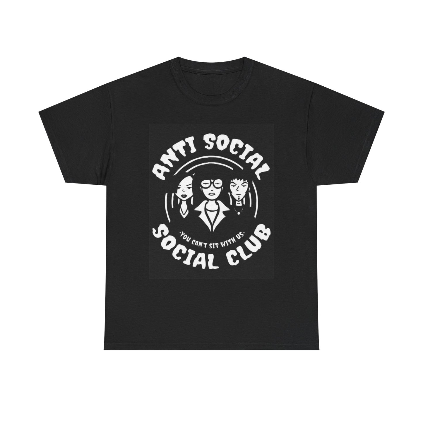 Anti Social Social Club Graphic T Shirt Vintage Cool Unisex Heavy Cotton Tee