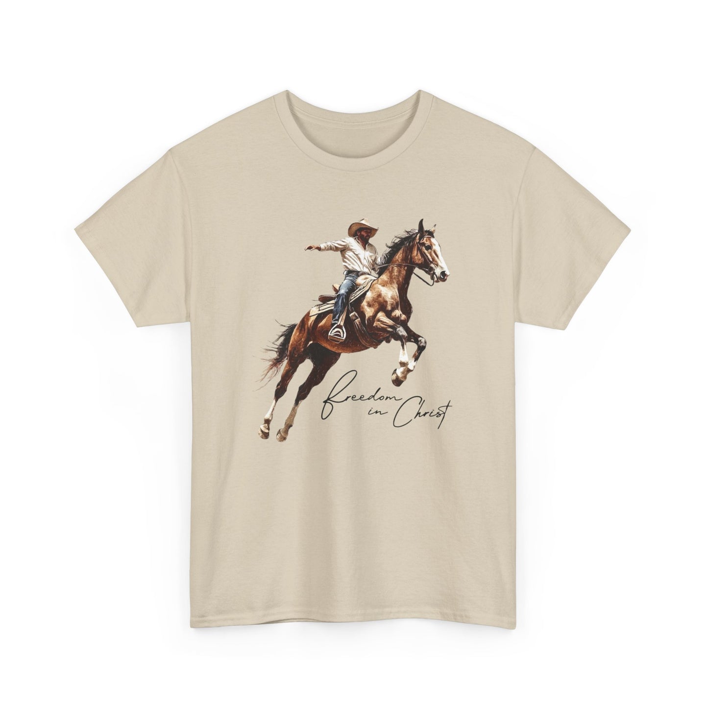 Freedom In Christ Graphic T Shirt ADULT NEW