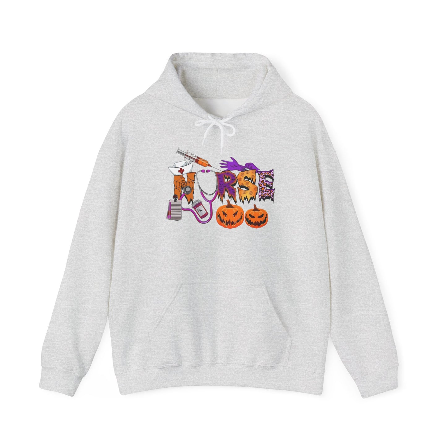 Nurse Halloween Graphic Hoodie Unisex Heavy Blend™ Hooded Sweatshirt
