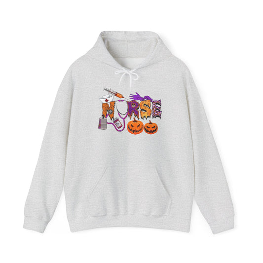 Nurse Halloween Graphic Hoodie Unisex Heavy Blend™ Hooded Sweatshirt