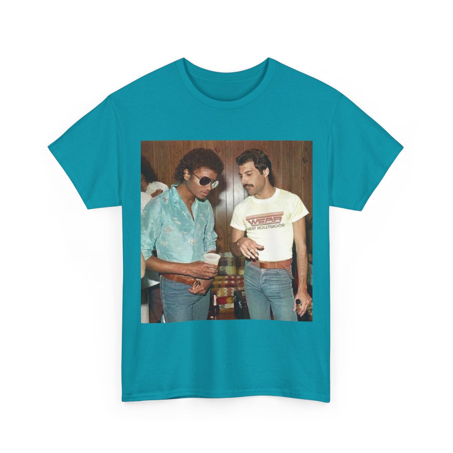 Michael jackson Queen tshirt vintage 80s retro graphic Unisex Heavy Cotton Tee