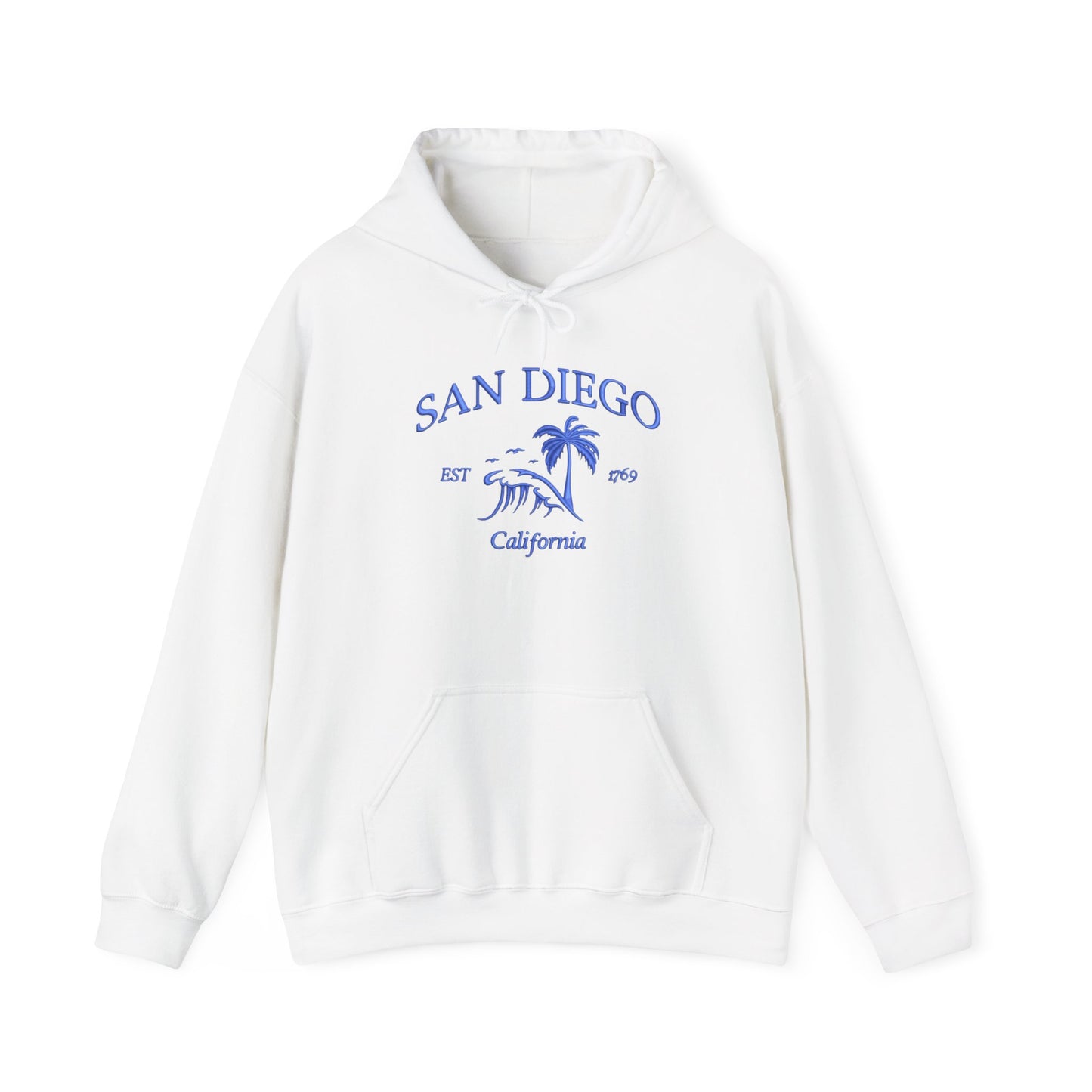 San Diego California Graphic Hoodie Heavy Blend Sweatshirt NEW