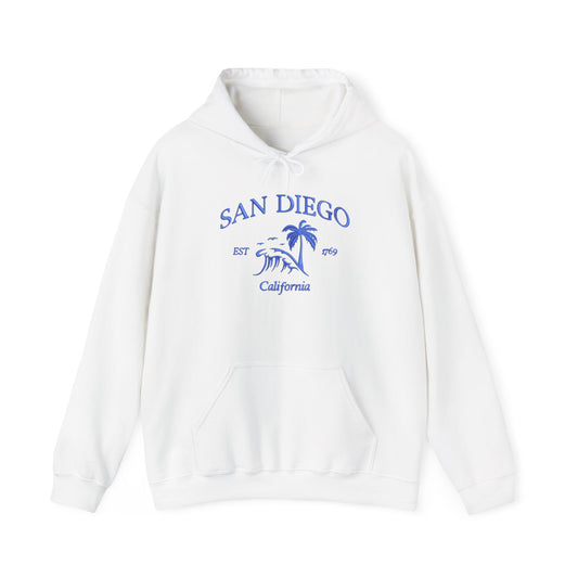 San Diego California Graphic Hoodie Heavy Blend Sweatshirt NEW