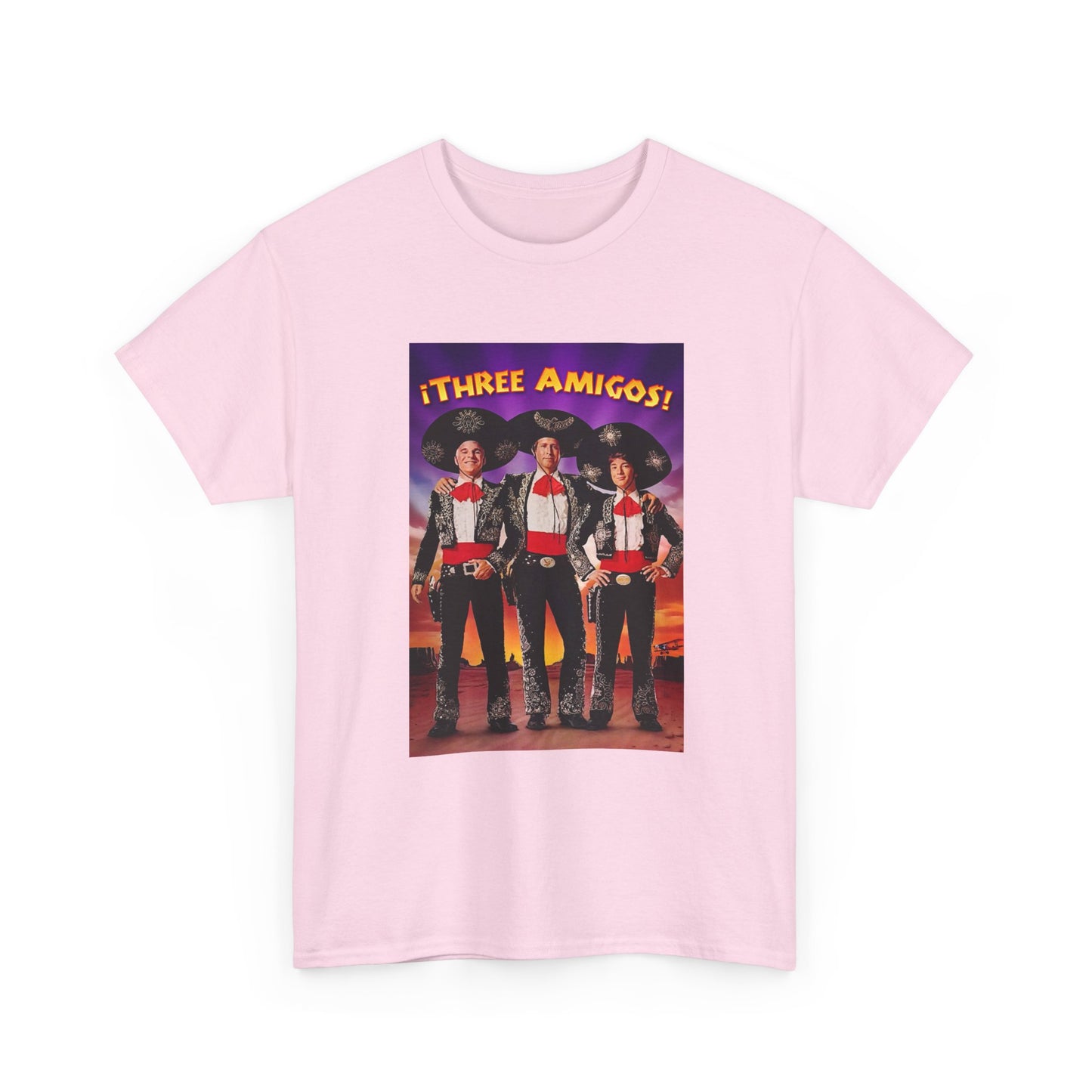 Three Amigos Tshirt Steve Martin Graphic Vintage Comedy Unisex Heavy Cotton Tee