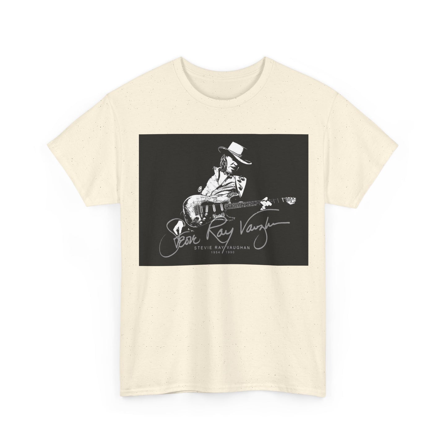 Stevie ray vaughn T-shirt Vintage retro rock album Unisex Heavy Cotton Tee