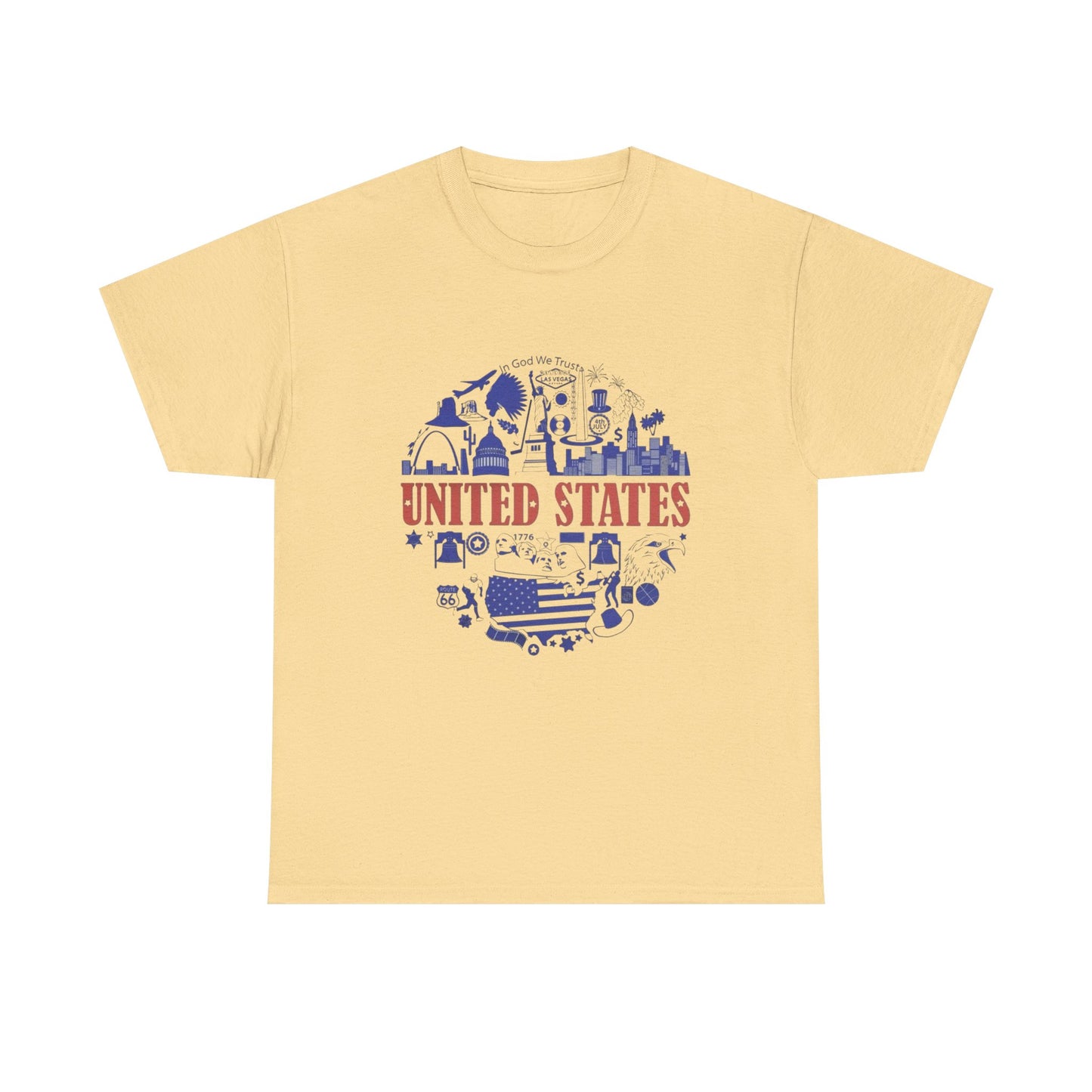 United States In God We Trust Graphic T Shirt NEW Adult Tee