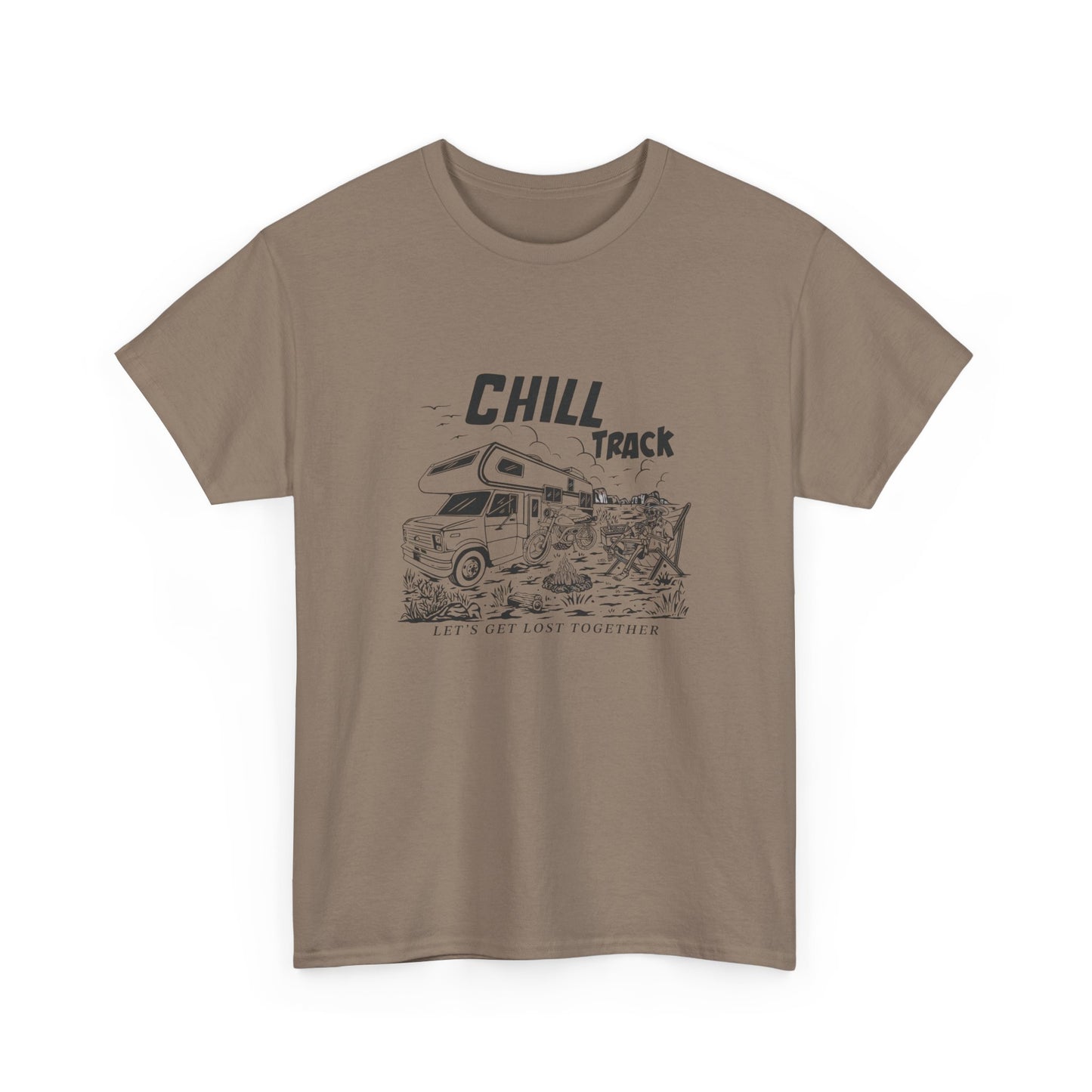 Lets Get Lost Together Chill Graphic T Shirt Unisex Heavy Cotton Tee